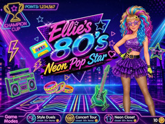 Oyunu Ellie’s 80’s Neon Pop Star