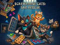 Oyunu Screwloose Cats: Tail Rescue