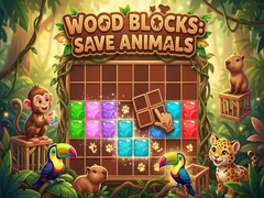Oyunu Wood Blocks: Save Animals
