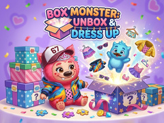 Oyunu Box Monster: Unbox & Dress Up