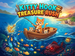 Oyunu Kitty Hook Treasure Rush