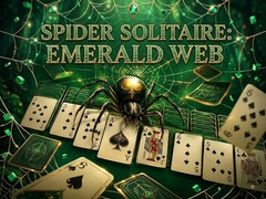 Oyunu Spider Solitaire: Emerald Web