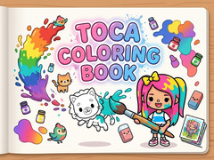 Oyunu Toca Coloring Book