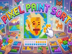 Oyunu Pixel Paint Sort
