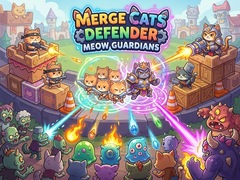 Oyunu Merge Cats Defender: Meow Guardians