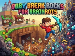 Oyunu Obby: Break Rocks For Brainrots