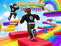 Oyunu Obby Rainbow Parkour Two Player