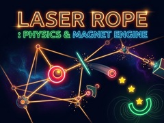 Oyunu Laser Rope : Physics & Magnet Engine