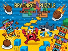 Oyunu Brainrot Puzzle: Escape from the Beach