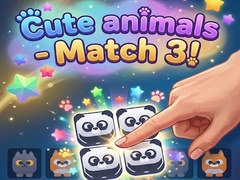 Oyunu Cute animals - Match 3!