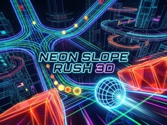 Oyunu Neon Slope Rush 3D