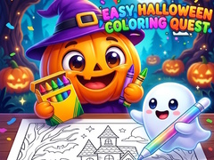 Oyunu Easy Halloween Coloring Quest