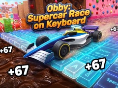 Oyunu Obby: Supercar Race on Keyboard