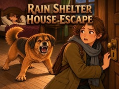 Oyunu Rain Shelter House Escape
