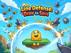 Oyunu Line Defense Draw to Save