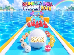 Oyunu Rainbow Ball Runner 2048