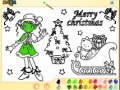 Oyunu Christmas Girl Painting