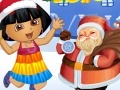 Oyunu Dora with Santa Dressup
