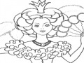 Oyunu Brilliant lady coloring