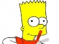 Oyunu Coloring Bart Simpson