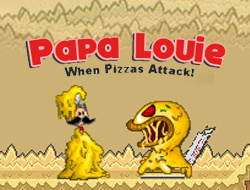 Papa Louie: Hücum Pizza.