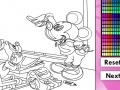 Oyunu Mickey School Blackboard Online Coloring Game