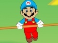 Oyunu Mario on rope
