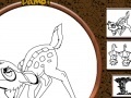 Oyunu Bambi and Friends Online Coloring Page