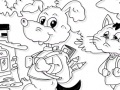 Oyunu School Time Coloring