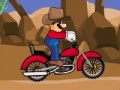 Oyunu Cowboy Mario bike