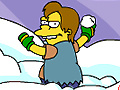 Oyunu Simpsons Snowball Fight