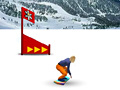Oyunu Snowboard slalom