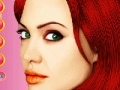 Oyunu Angelina Jolie make over