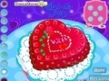 Oyunu Valentine cake decoration