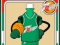 Oyunu Bottles, playing basketball