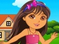 Oyunu Dora in the school yard