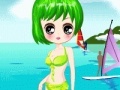 Oyunu Kawaii lover beach dressup
