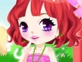 Oyunu Cute girl and parasols