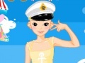 Oyunu Dress up sailing girl