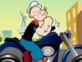 Oyunu Popeye Rides Bike