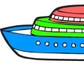 Oyunu Color the steamboat