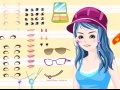 Oyunu The girl with blue hair
