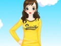 Oyunu Yellow casual dress up 2