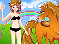 Oyunu Cool Girl And Horse