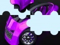 Oyunu Futuristic pink car puzzle