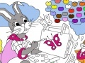 Oyunu Coloring rabbits