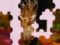 Oyunu Brown deer on the forest puzzle
