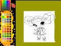 Oyunu Little funny girl coloring