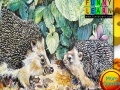Oyunu Hedgehogs at home puzzle