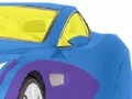 Oyunu Fabulous car coloring